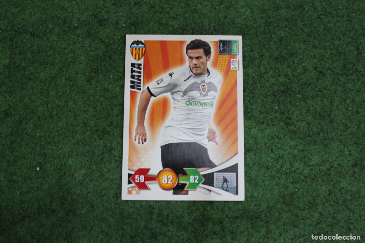 Football Stickers: MATA VALENCIA CF ADRENALYN XL 2009 2010 09 10 LALIGA SANTANDER
