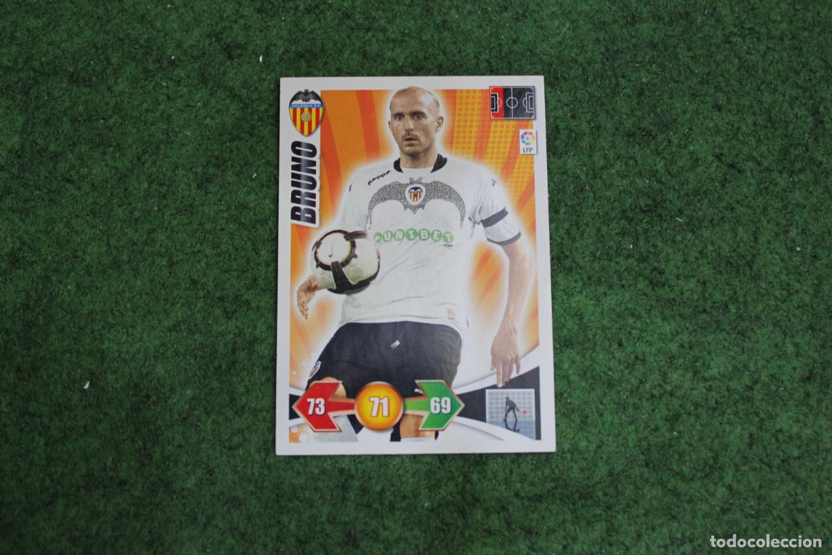 Fu&szlig;ball-Sticker: BRUNO VALENCIA CF ADRENALYN XL 2009 2010 09 10 LALIGA SANTANDER