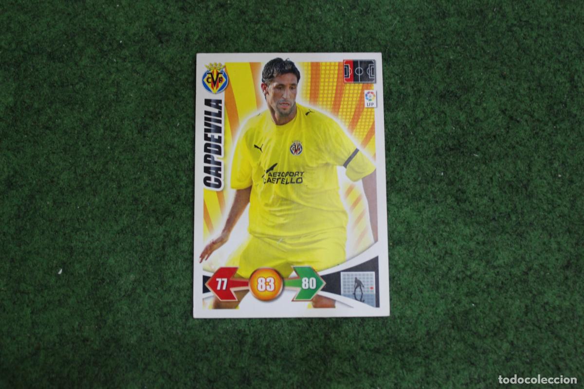 Fu&szlig;ball-Sticker: CAPDEVILA VILLARREAL CF ADRENALYN XL 2009 2010 09 10 LALIGA SANTANDER