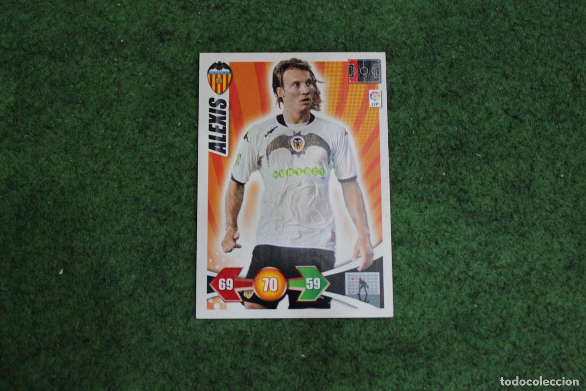 Fu&szlig;ball-Sticker: ALEXIS VALENCIA CF ADRENALYN XL 2009 2010 09 10 LALIGA SANTANDER