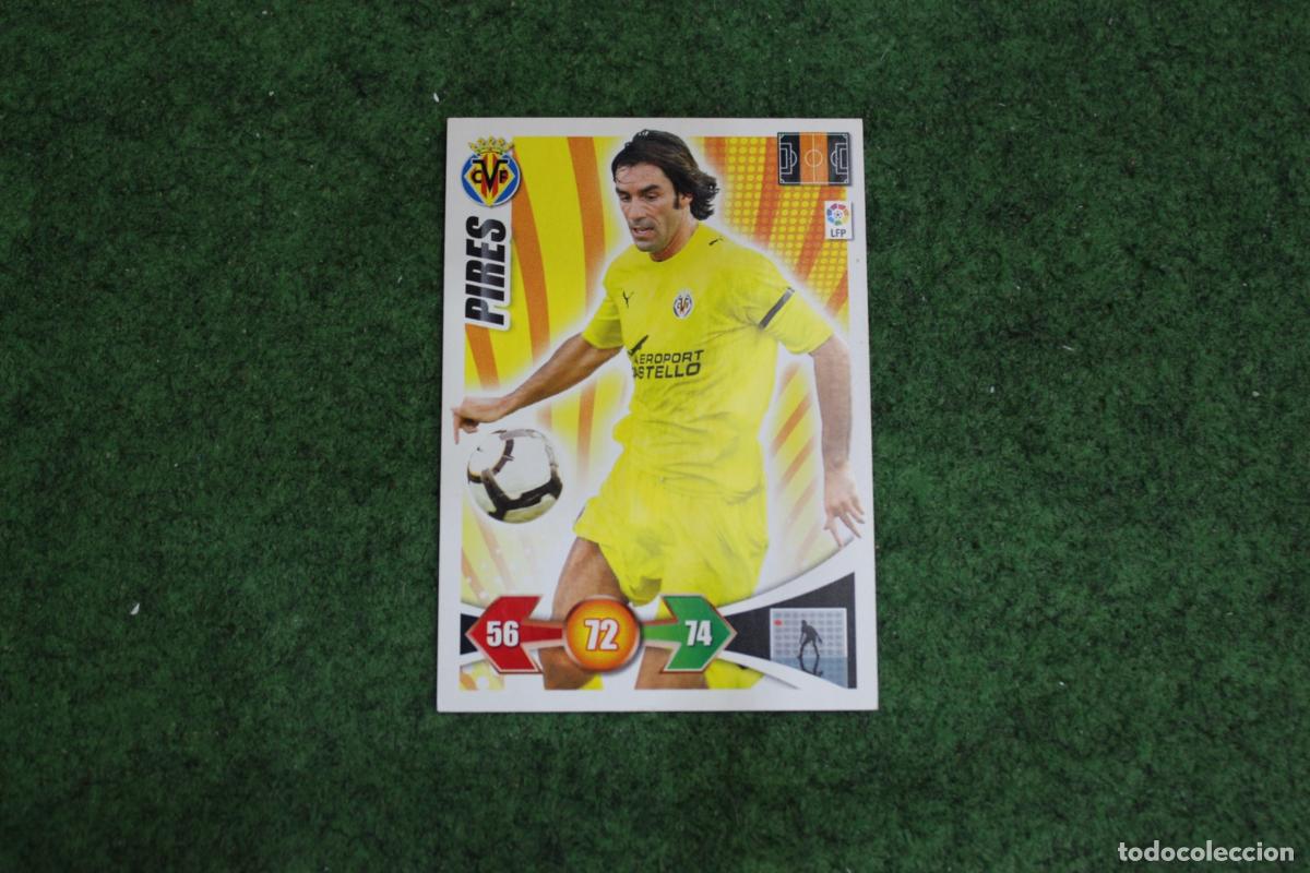 Fu&szlig;ball-Sticker: PIRES VILLARREAL CF ADRENALYN XL 2009 2010 09 10 LALIGA SANTANDER