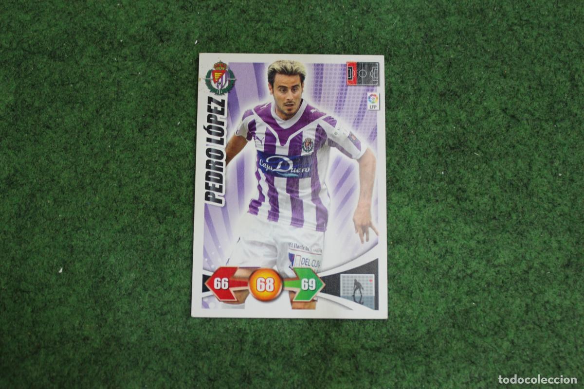 Fu&szlig;ball-Sticker: PEDRO L&Oacute;PEZ REAL VALLADOLID ADRENALYN XL 2009 2010 09 10 LALIGA SANTANDER