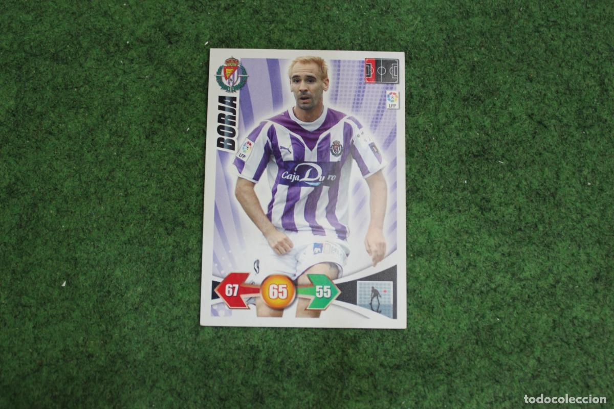 Fu&szlig;ball-Sticker: BORJA REAL VALLADOLID ADRENALYN XL 2009 2010 09 10 LALIGA SANTANDER