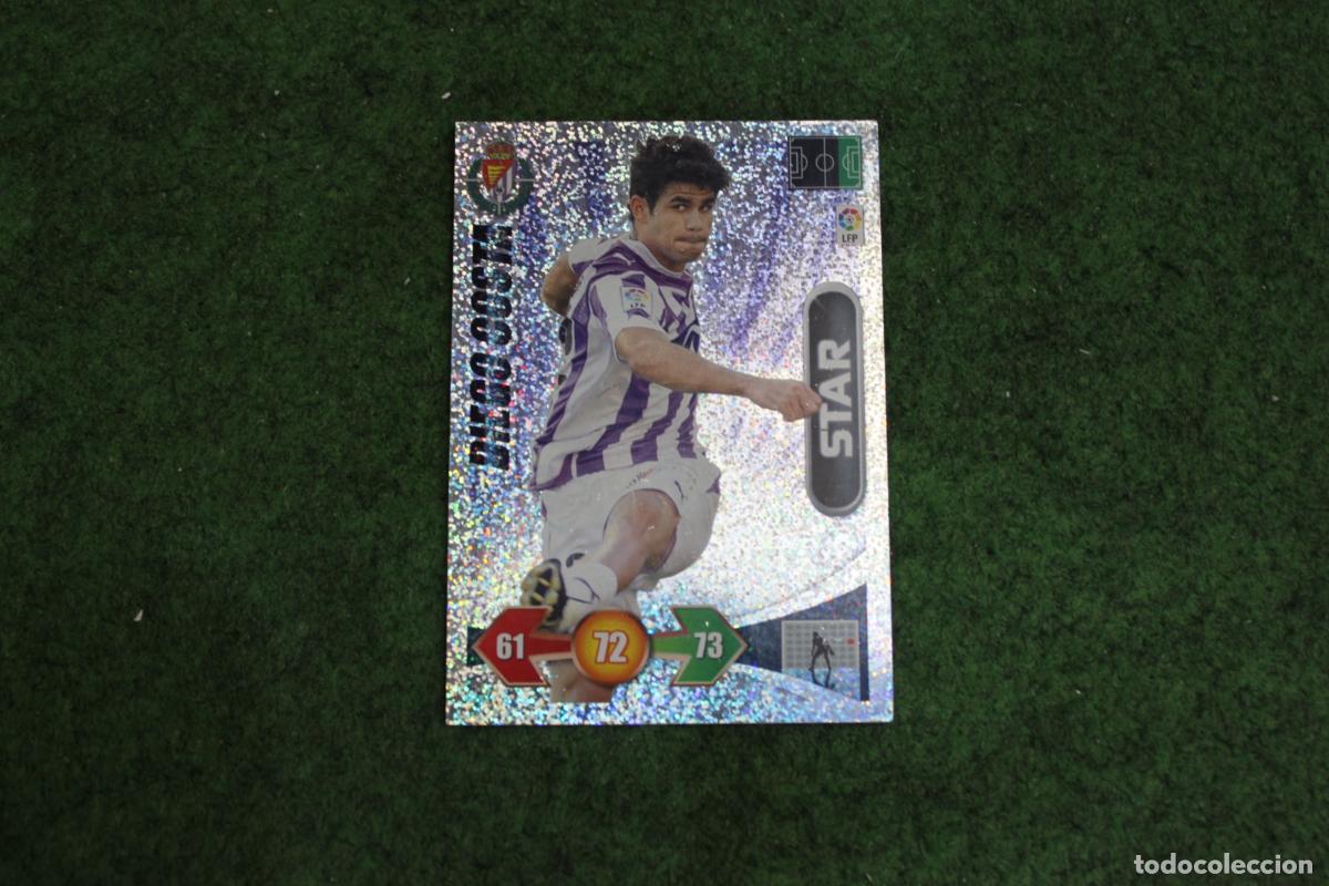 Fu&szlig;ball-Sticker: DIEGO COSTA REAL VALLADOLID STAR ADRENALYN XL 2009 2010 09 10 LALIGA SANTANDER