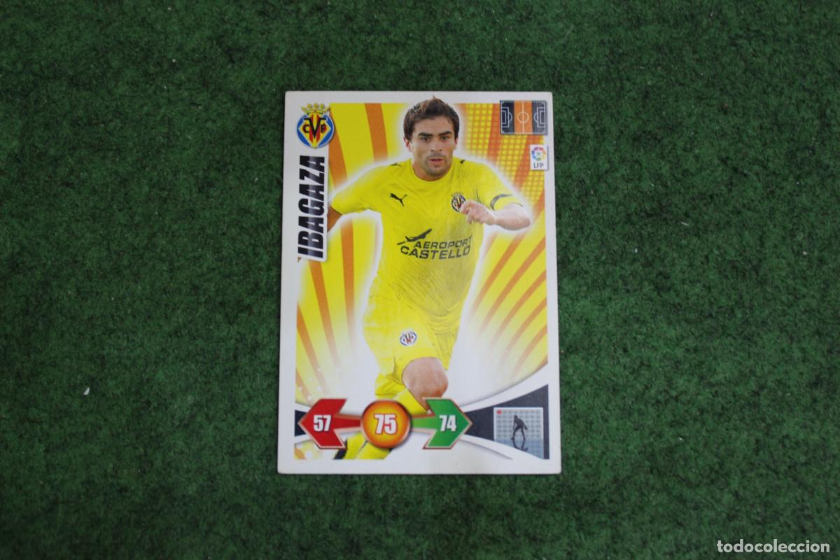 Fu&szlig;ball-Sticker: IBAGAZA VILLARREAL CF ADRENALYN XL 2009 2010 09 10 LALIGA SANTANDER