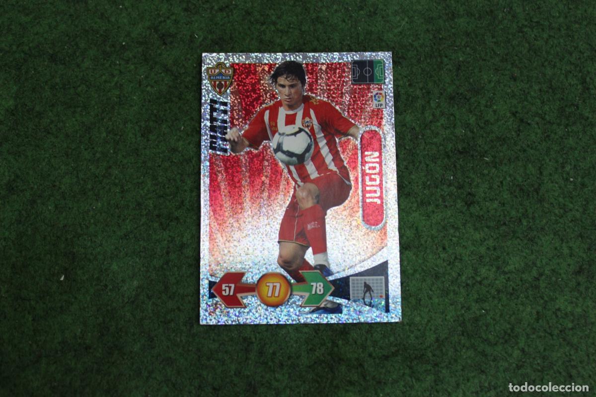 Fu&szlig;ball-Sticker: PIATTI UD ALMER&Iacute;A JUG&Oacute;N ADRENALYN XL 2009 2010 09 10 LALIGA SANTANDER