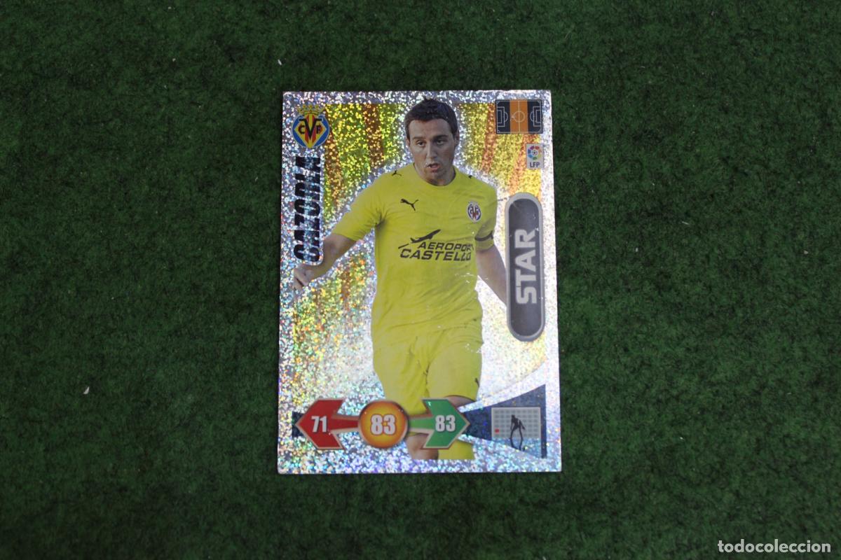 Fu&szlig;ball-Sticker: CAZORLA VILLARREAL CF STAR ADRENALYN XL 2009 2010 09 10 LALIGA SANTANDER