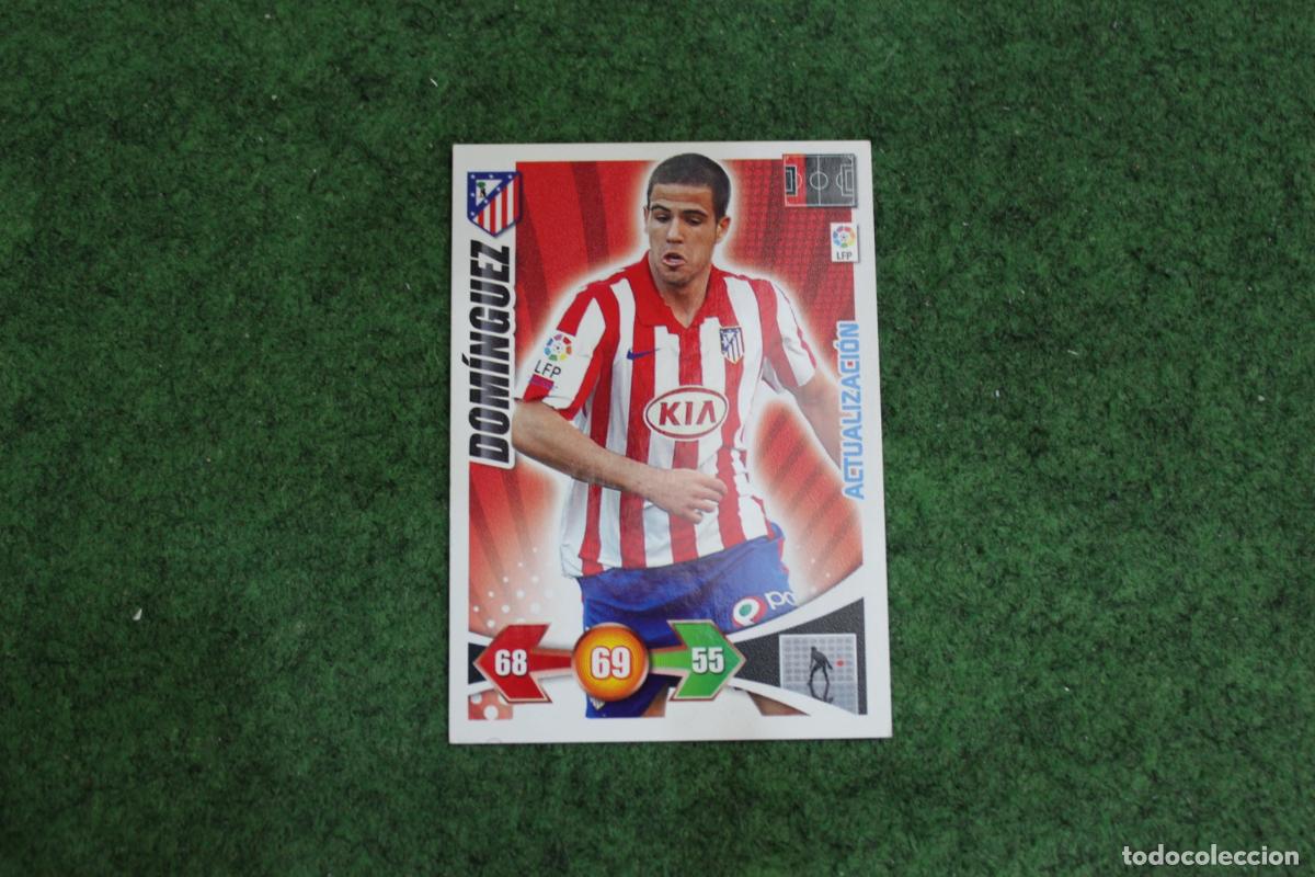 Cromos de f&uacute;tbol: DOM&Iacute;NGUEZ ATL&Eacute;TICO DE MADRID ACTUALIZACI&Oacute;N ADRENALYN XL 2009 2010 09 10 LALIGA SANTANDER