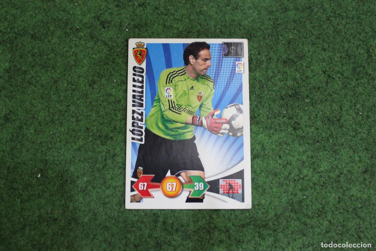 Cromos de f&uacute;tbol: L&Oacute;PEZ VALLEJO REAL ZARAGOZA ADRENALYN XL 2009 2010 09 10 LALIGA SANTANDER