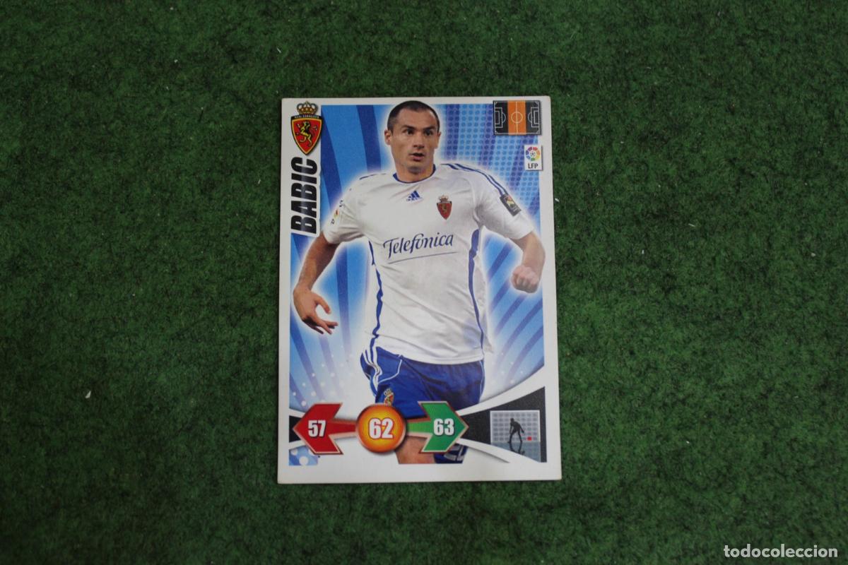 Cromos de f&uacute;tbol: BABIC REAL ZARAGOZA ADRENALYN XL 2009 2010 09 10 LALIGA SANTANDER