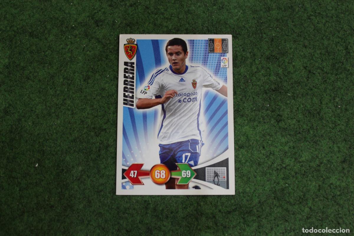 Cromos de f&uacute;tbol: HERRERA REAL ZARAGOZA ADRENALYN XL 2009 2010 09 10 LALIGA SANTANDER