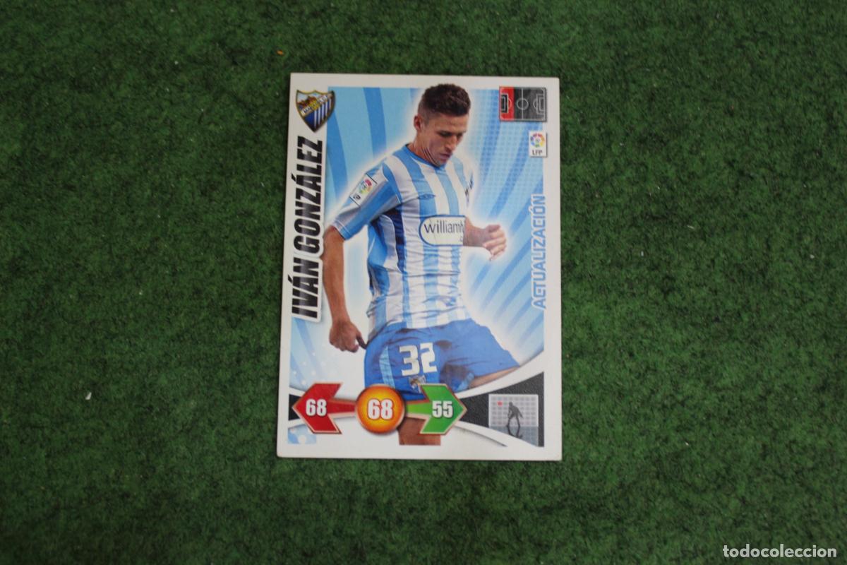 Cromos de f&uacute;tbol: IV&Aacute;N GONZ&Aacute;LEZ M&Aacute;LAGA CF ACTUALIZACI&Oacute;N ADRENALYN XL 2009 2010 09 10 LALIGA SANTANDER