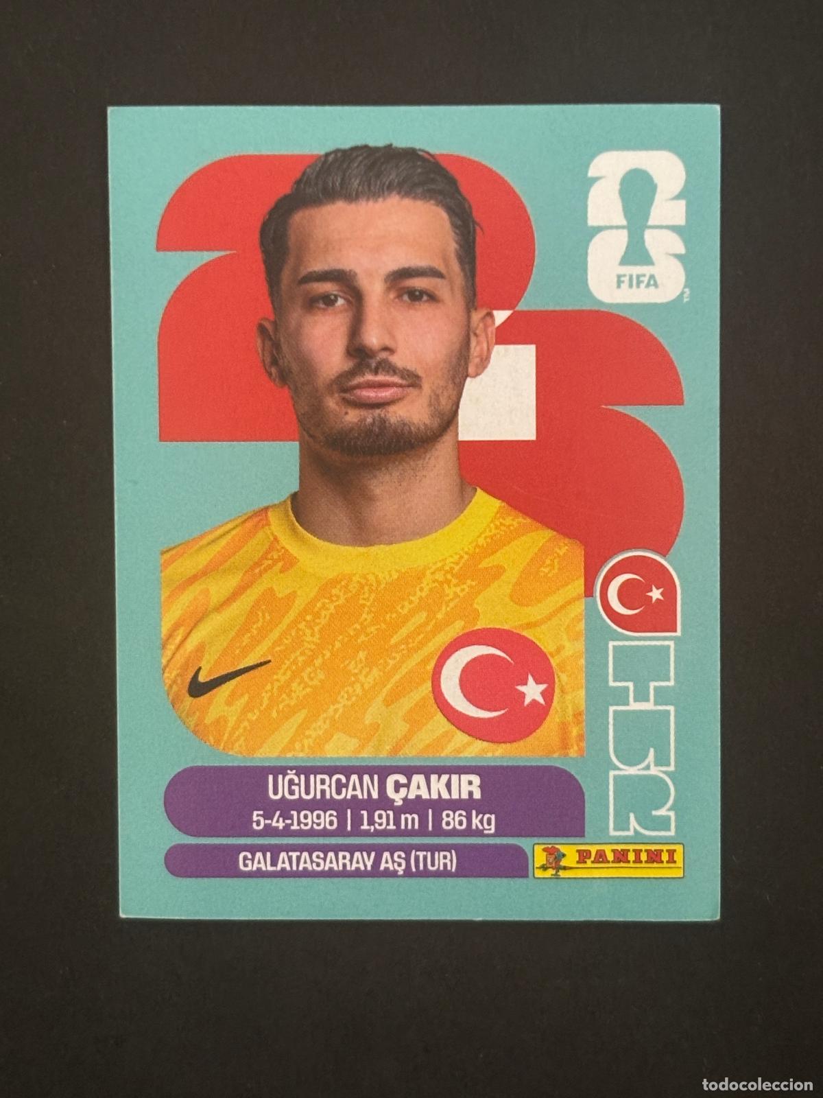 Football Stickers: TUR2 UĞURCAN &Ccedil;AKIR TURQUIA CROMO PANINI FIFA WORLD CUP MUNDIAL 2026