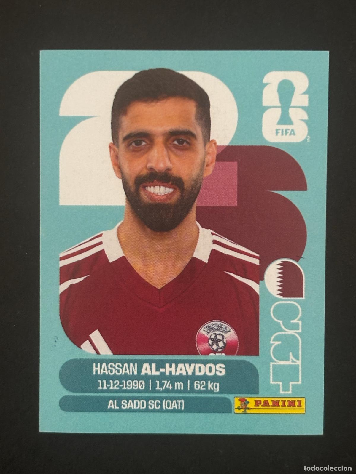 Football Stickers: QAT16 HASSAN AL-HAYDOS CATAR CROMO PANINI FIFA WORLD CUP MUNDIAL 2026
