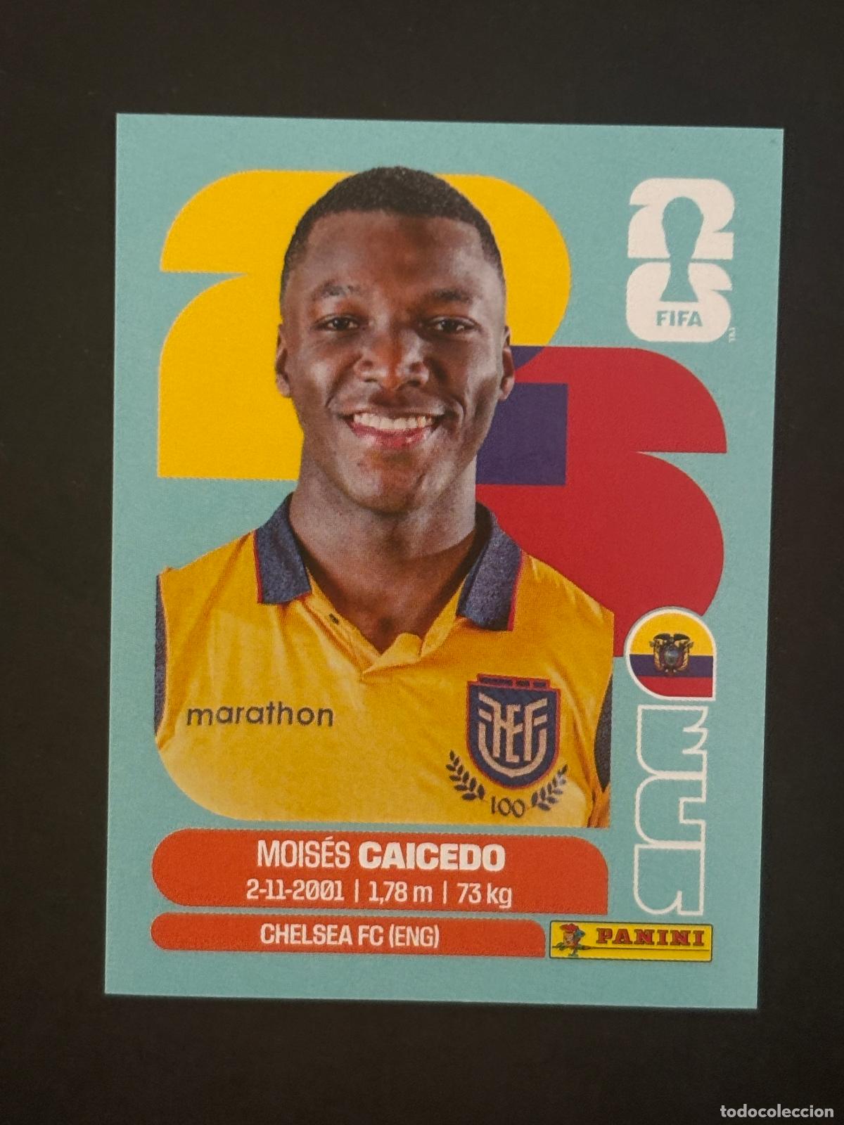 Football Stickers: ECU9 MOIS&Eacute;S CAICEDO ECUADOR CROMO PANINI FIFA WORLD CUP MUNDIAL 2026