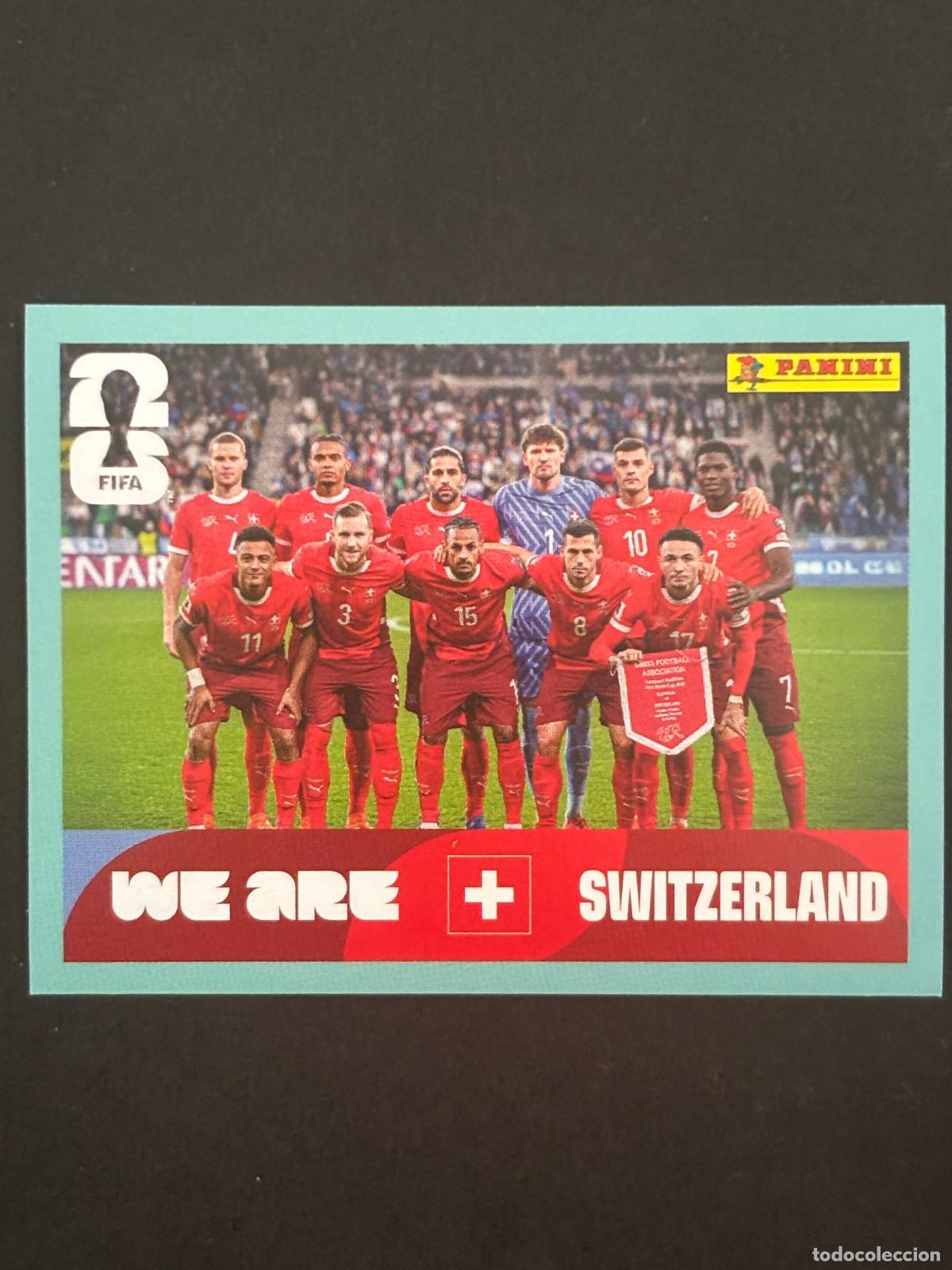 Football Stickers: SUI13 LINE-UP SUIZA CROMO PANINI FIFA WORLD CUP MUNDIAL 2026