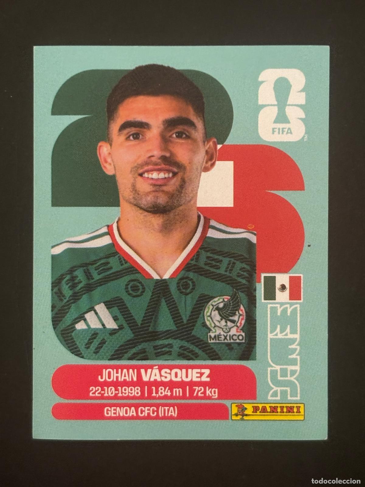 Football Stickers: MEX3 JOHAN V&Aacute;SQUEZ MEXICO CROMO PANINI FIFA WORLD CUP MUNDIAL 2026