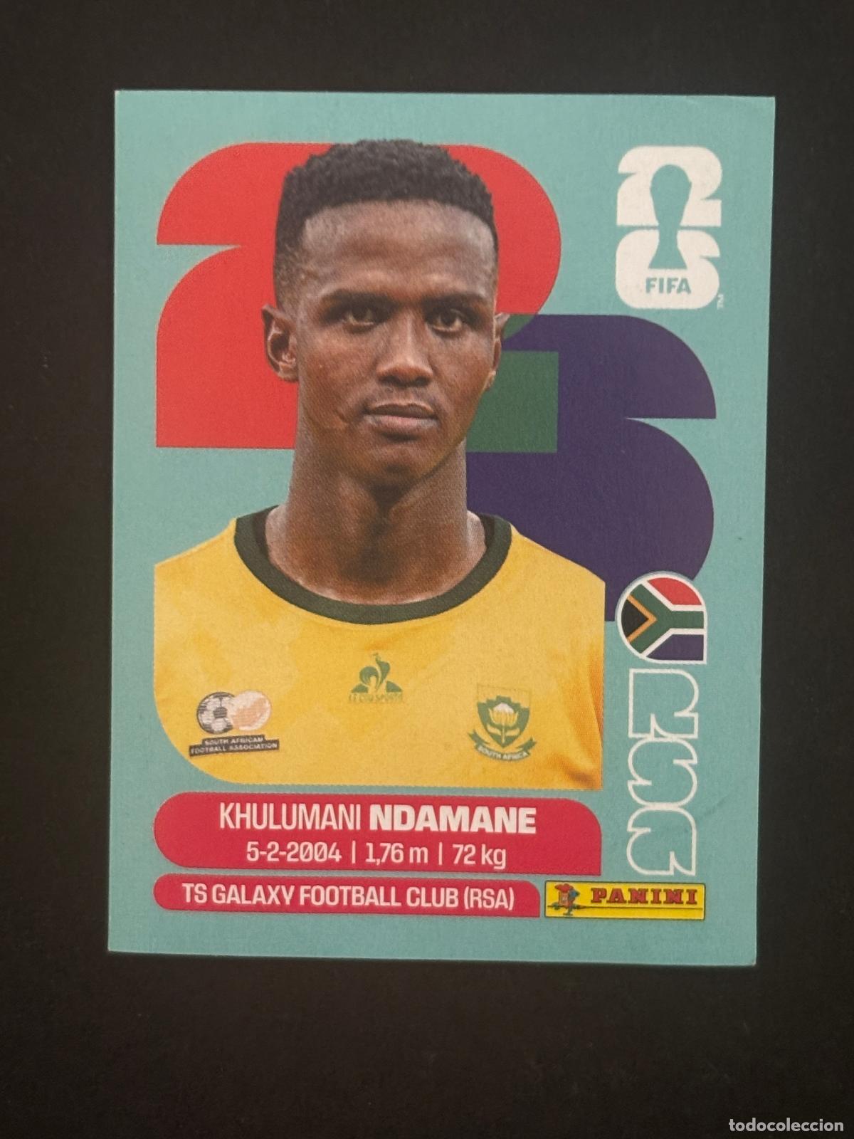 Football Stickers: RSA7 KHULUMANI NDAMANE SUDAFRICA CROMO PANINI FIFA WORLD CUP MUNDIAL 2026
