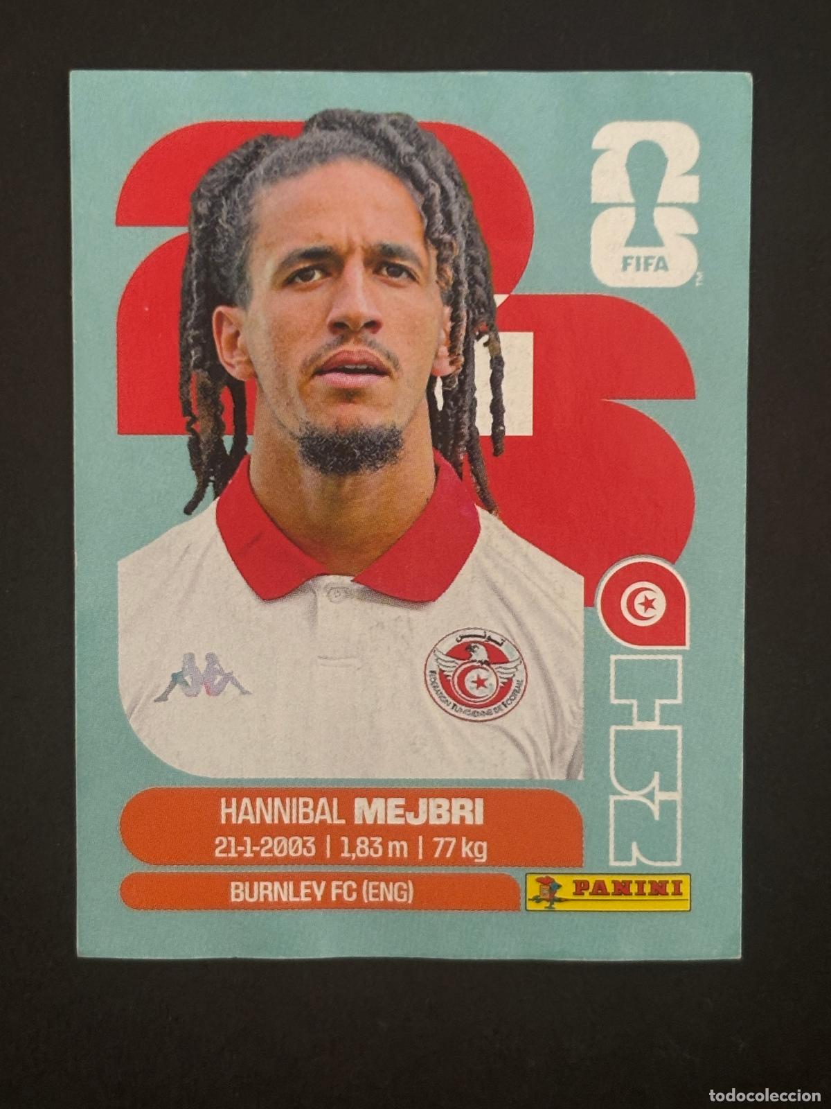 Football Stickers: TUN14 HANNIBAL MEJBRI TUNEZ CROMO PANINI FIFA WORLD CUP MUNDIAL 2026
