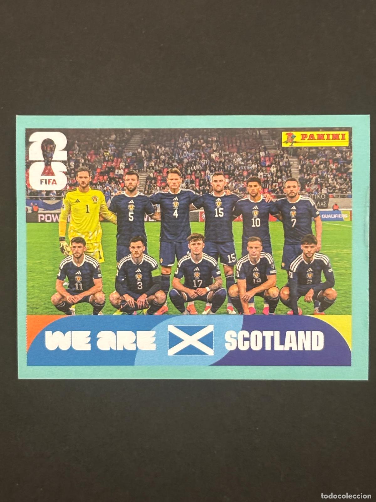 Football Stickers: SCO13 LINE-UP ESCOCIA CROMO PANINI FIFA WORLD CUP MUNDIAL 2026