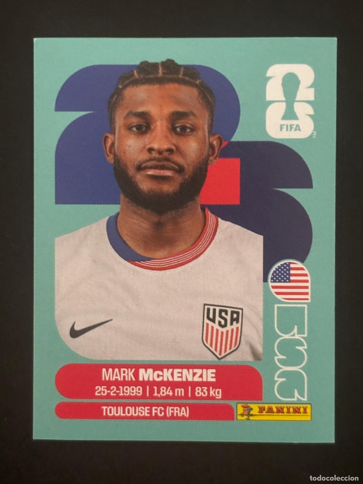 Football Stickers: USA5 MARK MCKENZIE EEUU CROMO PANINI FIFA WORLD CUP MUNDIAL 2026