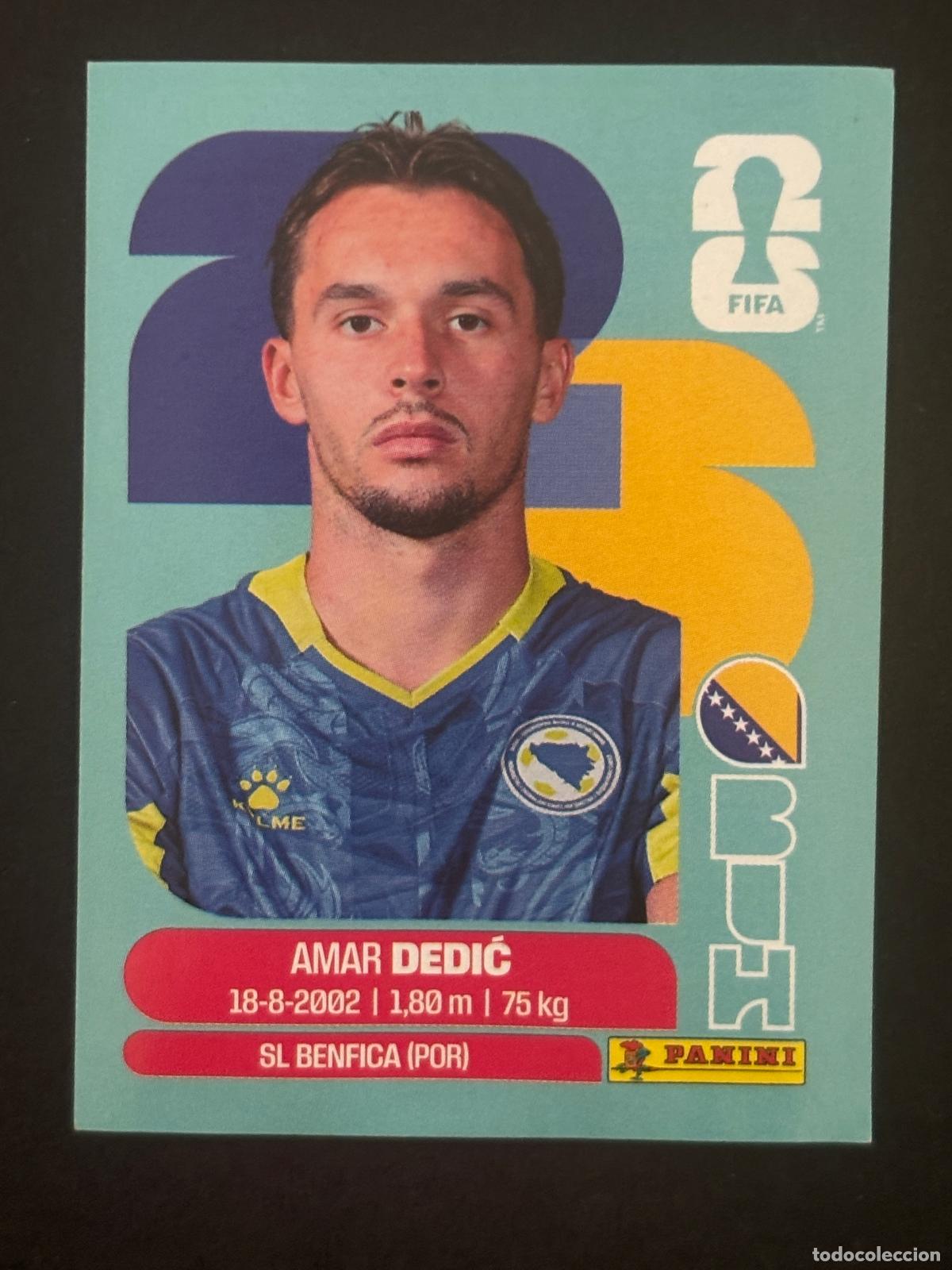Football Stickers: BIH3 AMAR DEDIĆ BOSNIA CROMO PANINI FIFA WORLD CUP MUNDIAL 2026