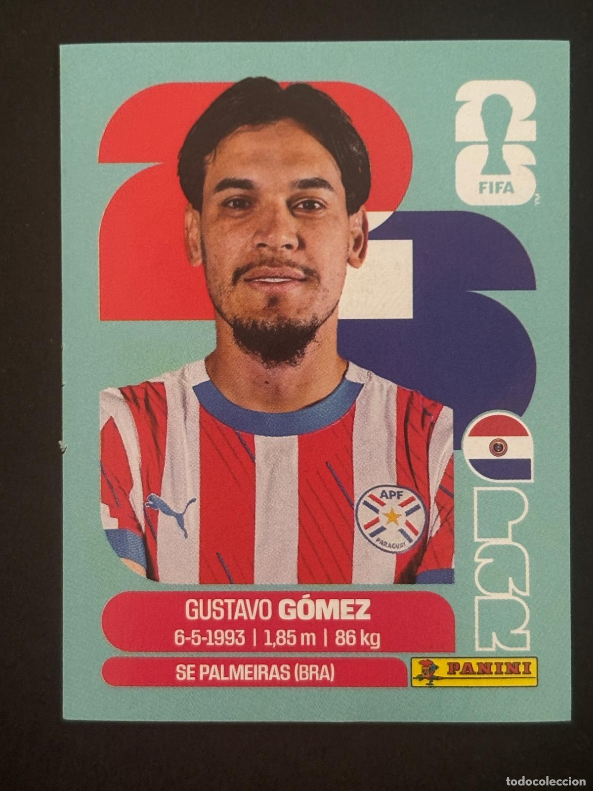Football Stickers: PAR4 GUSTAVO G&Oacute;MEZ PARAGUAY CROMO PANINI FIFA WORLD CUP MUNDIAL 2026
