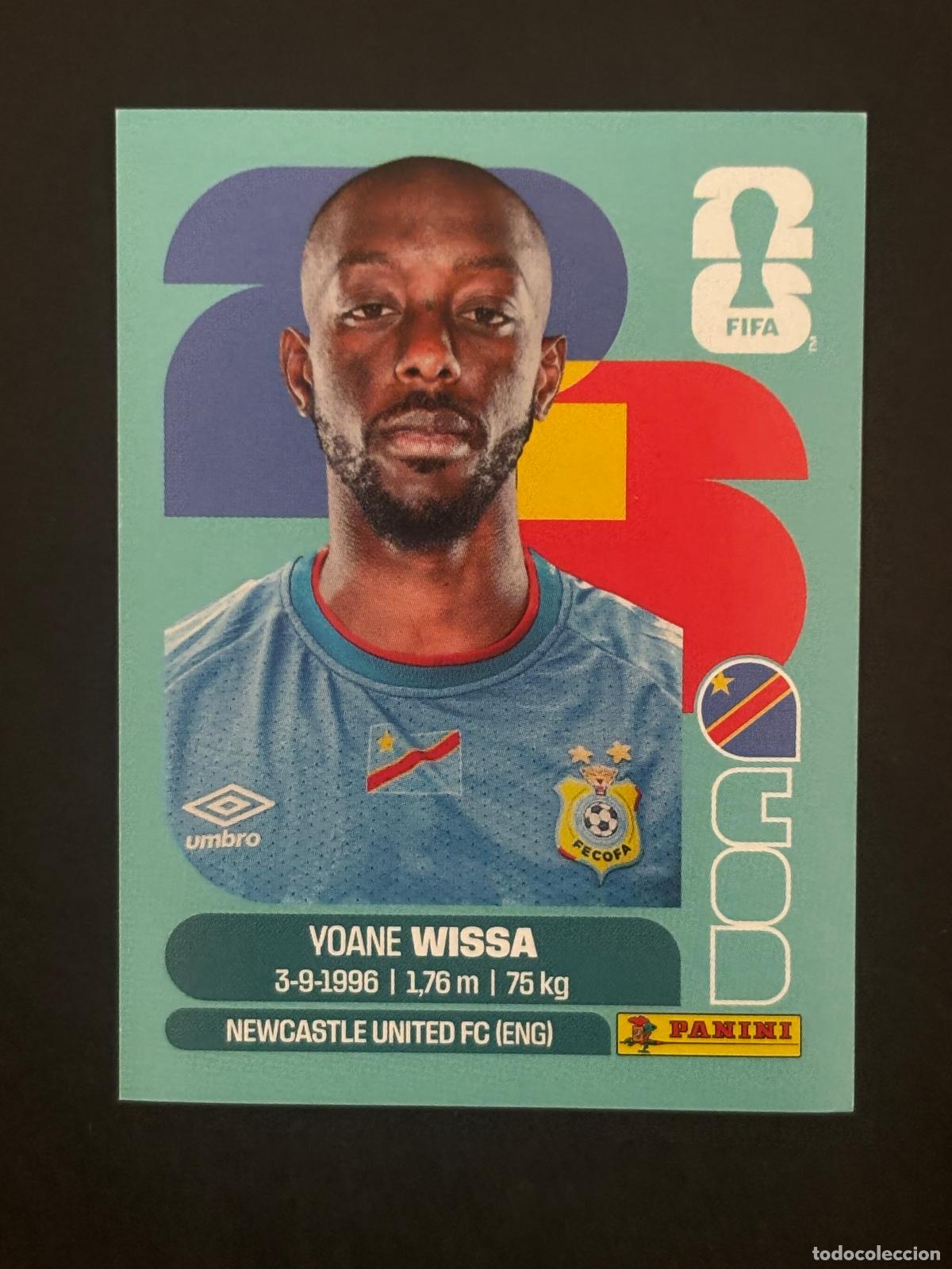 Cromos de Futebol: COD16 YOANE WISSA RD CONGO CROMO PANINI FIFA WORLD CUP MUNDIAL 2026