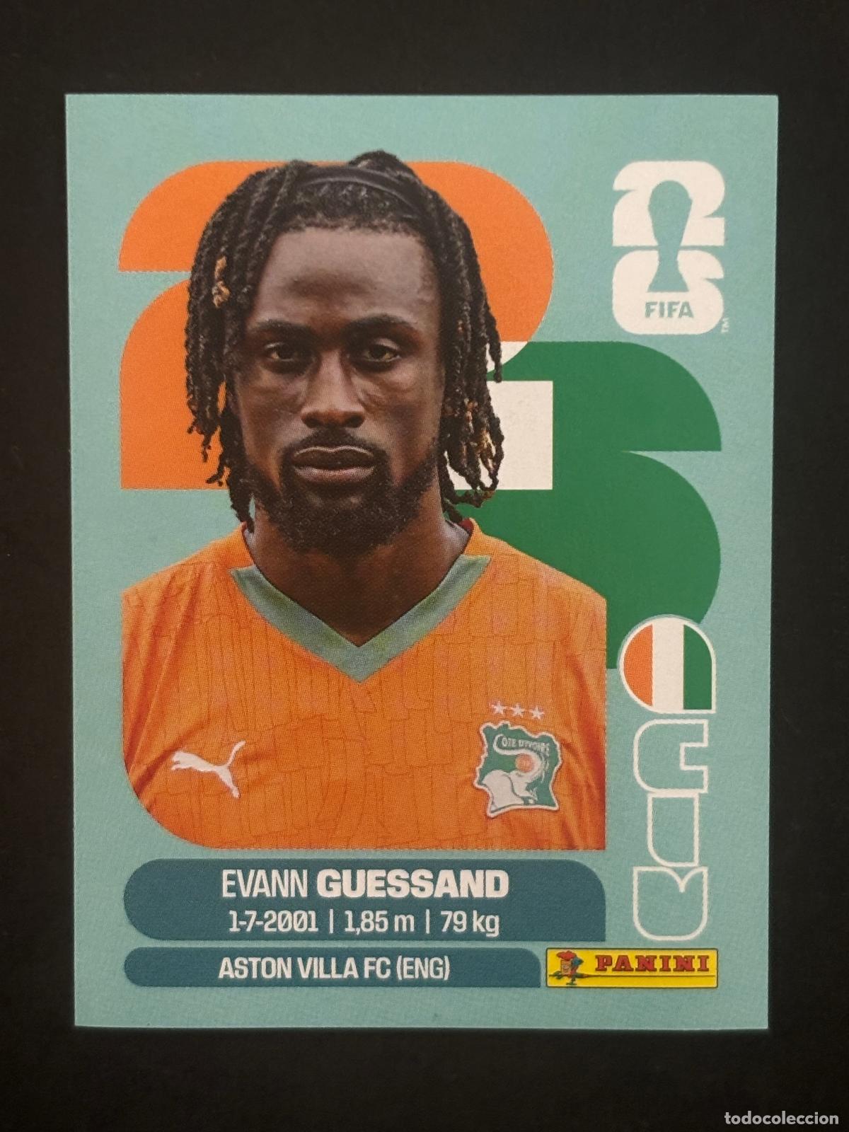 Cromos de Futebol: CIV19 EVANN GUESSAND COSTA DE MARFIL CROMO PANINI FIFA WORLD CUP MUNDIAL 2026