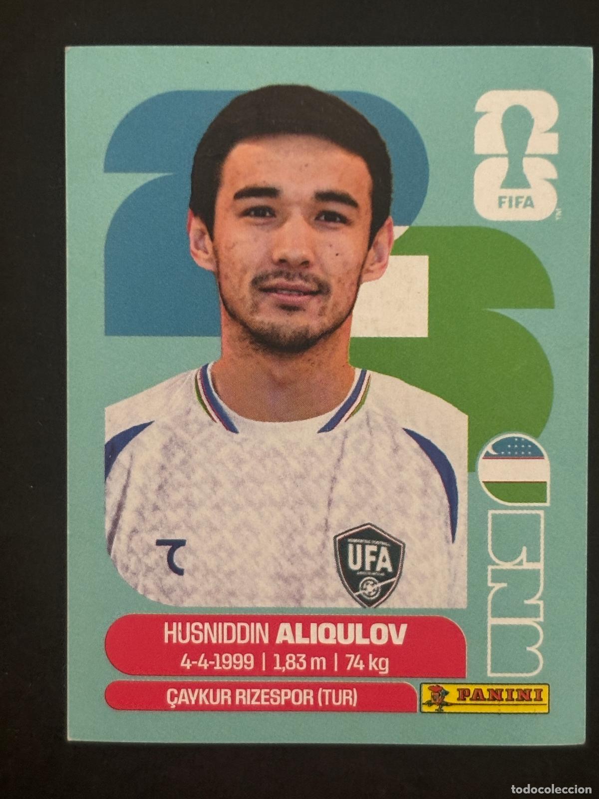 Cromos de Futebol: UZB6 HUSNIDDIN ALIQULOV UZBEKISTAN CROMO PANINI FIFA WORLD CUP MUNDIAL 2026