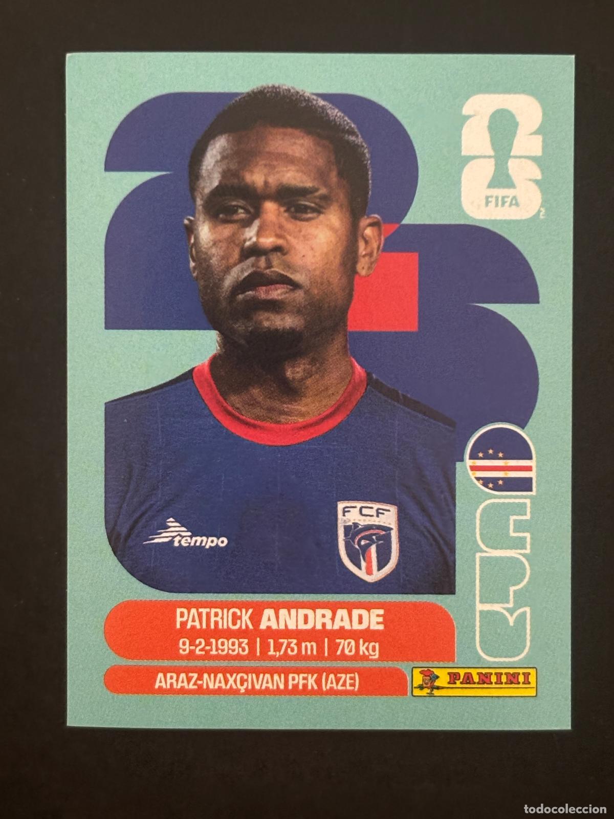 Cromos de Futebol: CPV11 PATRICK ANDRADE CABO VERDE CROMO PANINI FIFA WORLD CUP MUNDIAL 2026