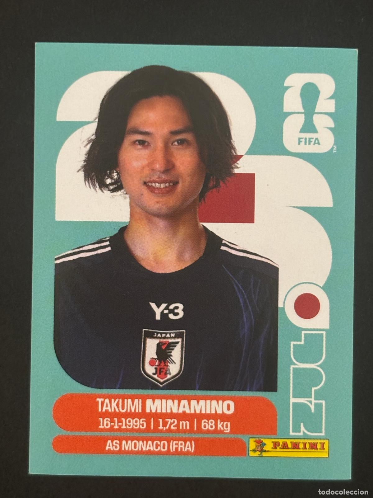 Cromos de Futebol: JPN16 TAKUMI MINAMINO JAPON CROMO PANINI FIFA WORLD CUP MUNDIAL 2026