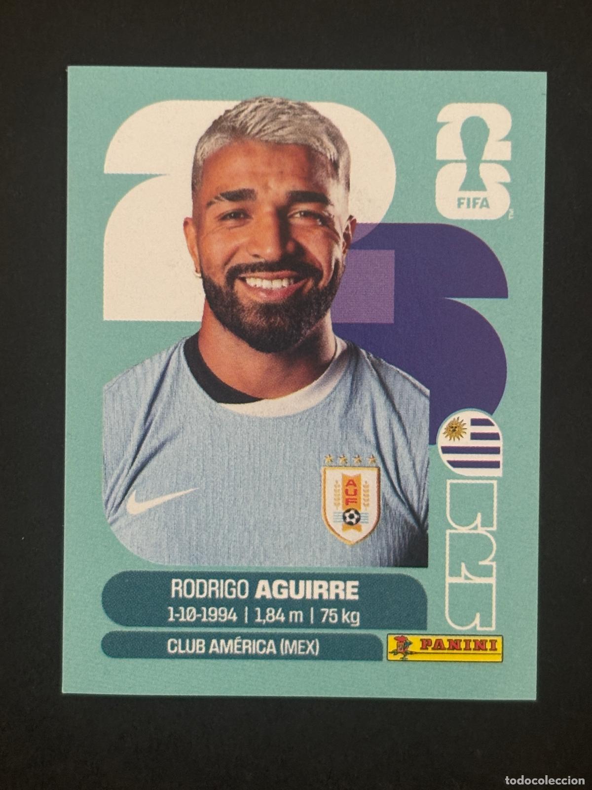 Cromos de Futebol: URU19 RODRIGO AGUIRRE URUGUAY CROMO PANINI FIFA WORLD CUP MUNDIAL 2026