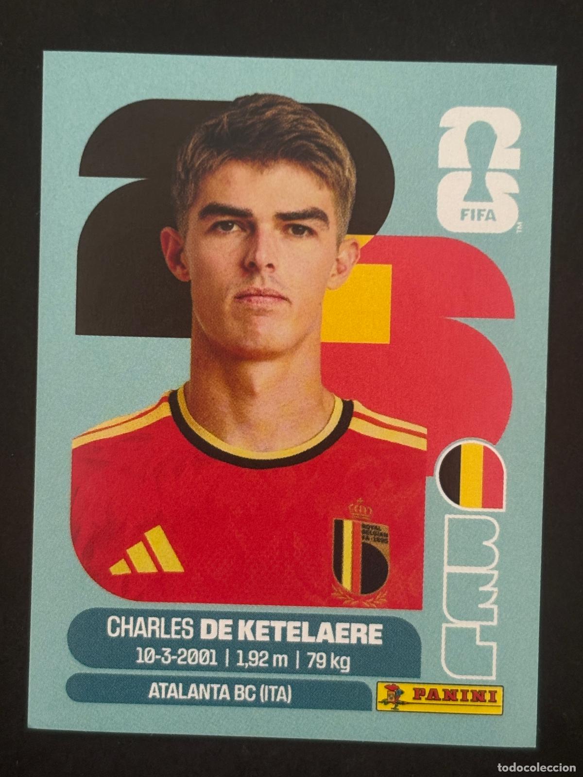 Cromos de Futebol: BEL17 CHARLES DE KETELAERE BELGICA CROMO PANINI FIFA WORLD CUP MUNDIAL 2026