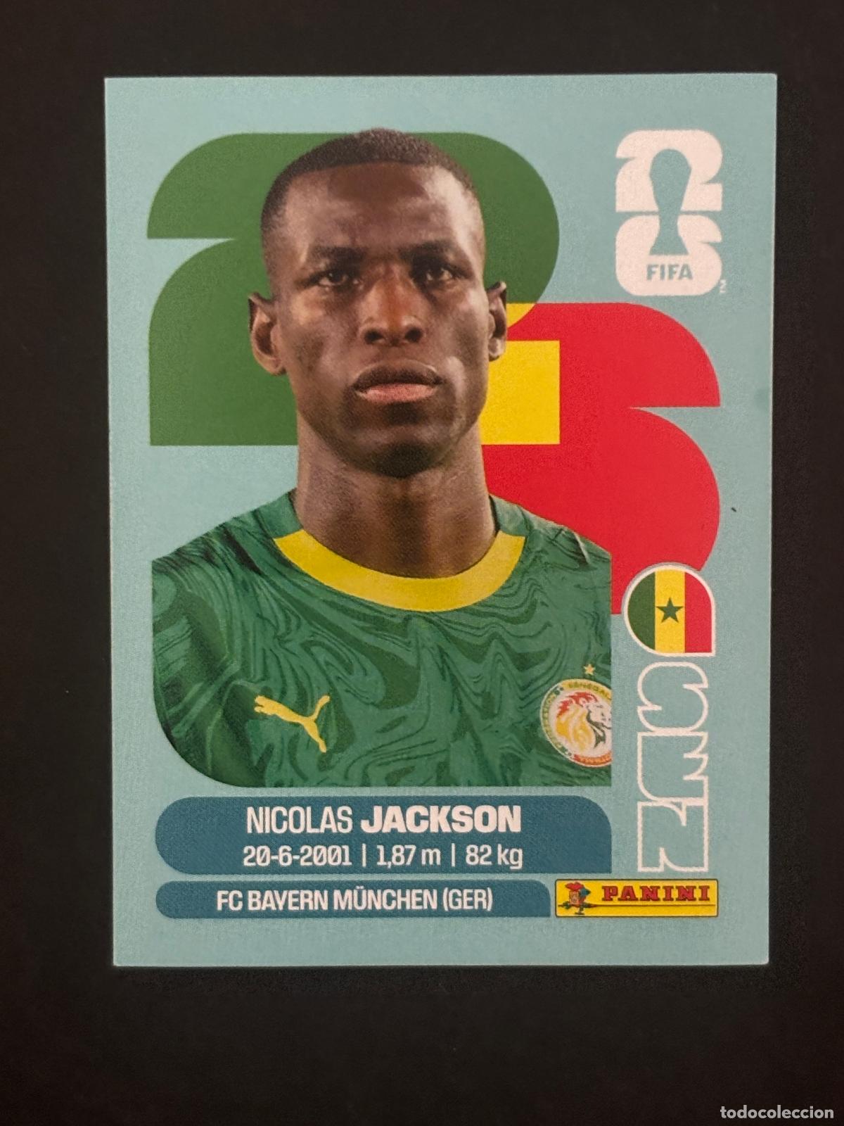 Cromos de Futebol: SEN19 NICOLAS JACKSON SENEGAL CROMO PANINI FIFA WORLD CUP MUNDIAL 2026