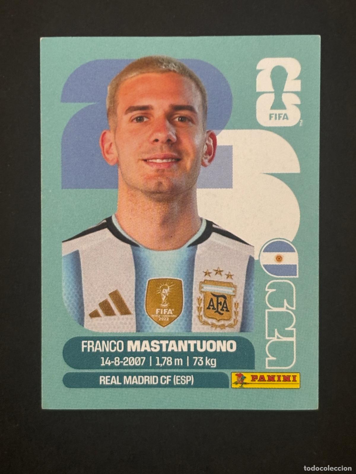 Cromos de Futebol: ARG15 FRANCO MASTANTUONO ARGENTINA CROMO PANINI FIFA WORLD CUP MUNDIAL 2026