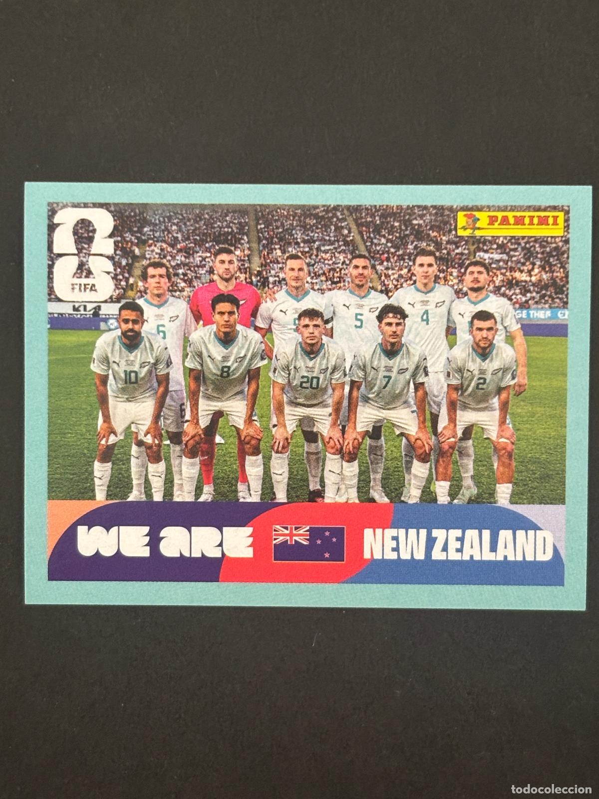 Cromos de Futebol: NZL13 LINE-UP NUEVA ZELANDA CROMO PANINI FIFA WORLD CUP MUNDIAL 2026