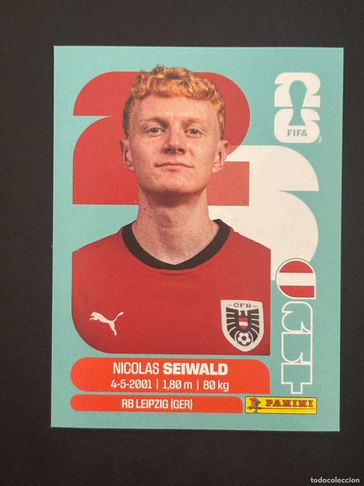 Cromos de Futebol: AUT15 NICOLAS SEIWALD AUSTRIA CROMO PANINI FIFA WORLD CUP MUNDIAL 2026