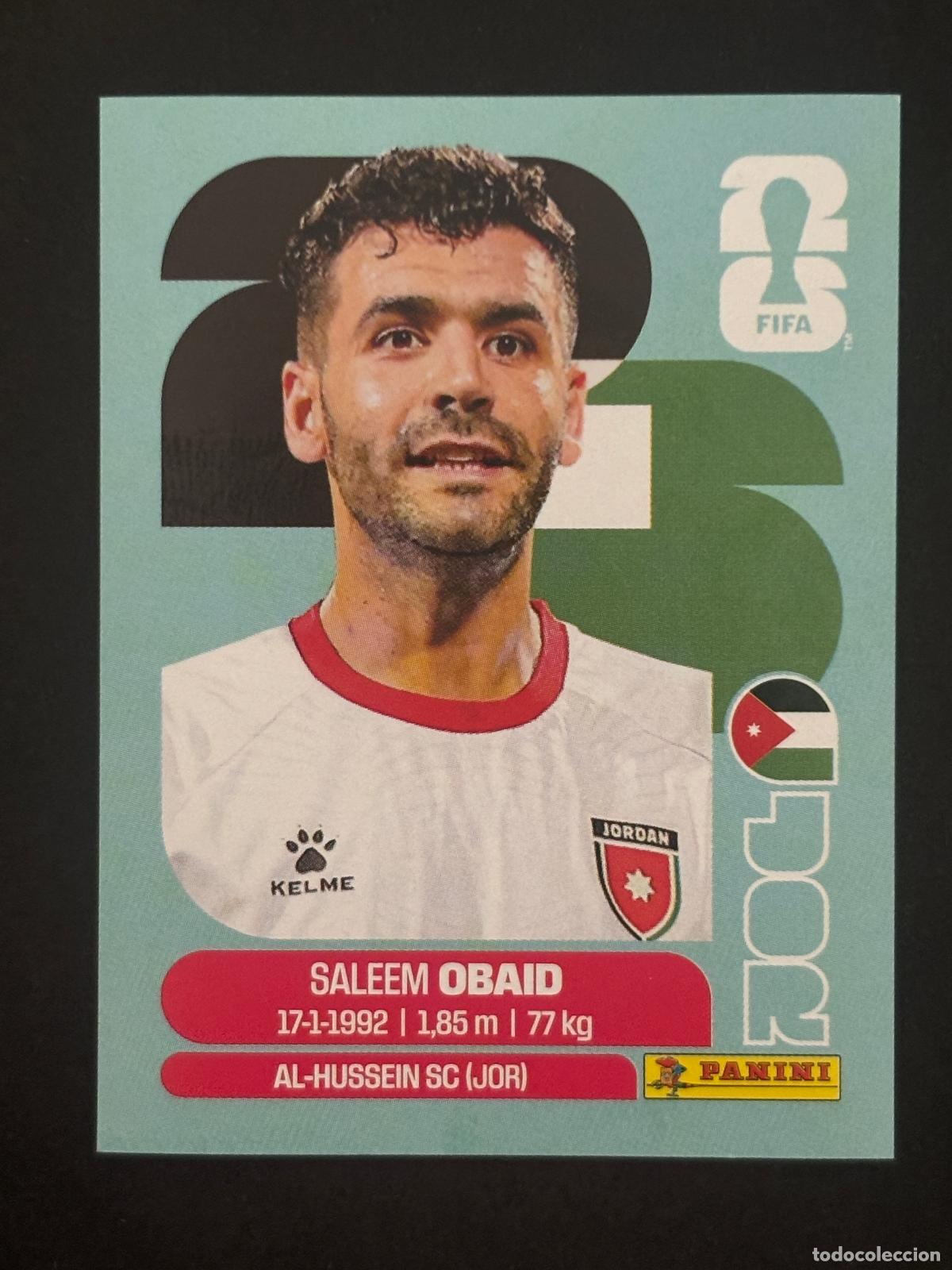Cromos de Futebol: JOR7 SALEEM OBAID JORDANIA CROMO PANINI FIFA WORLD CUP MUNDIAL 2026