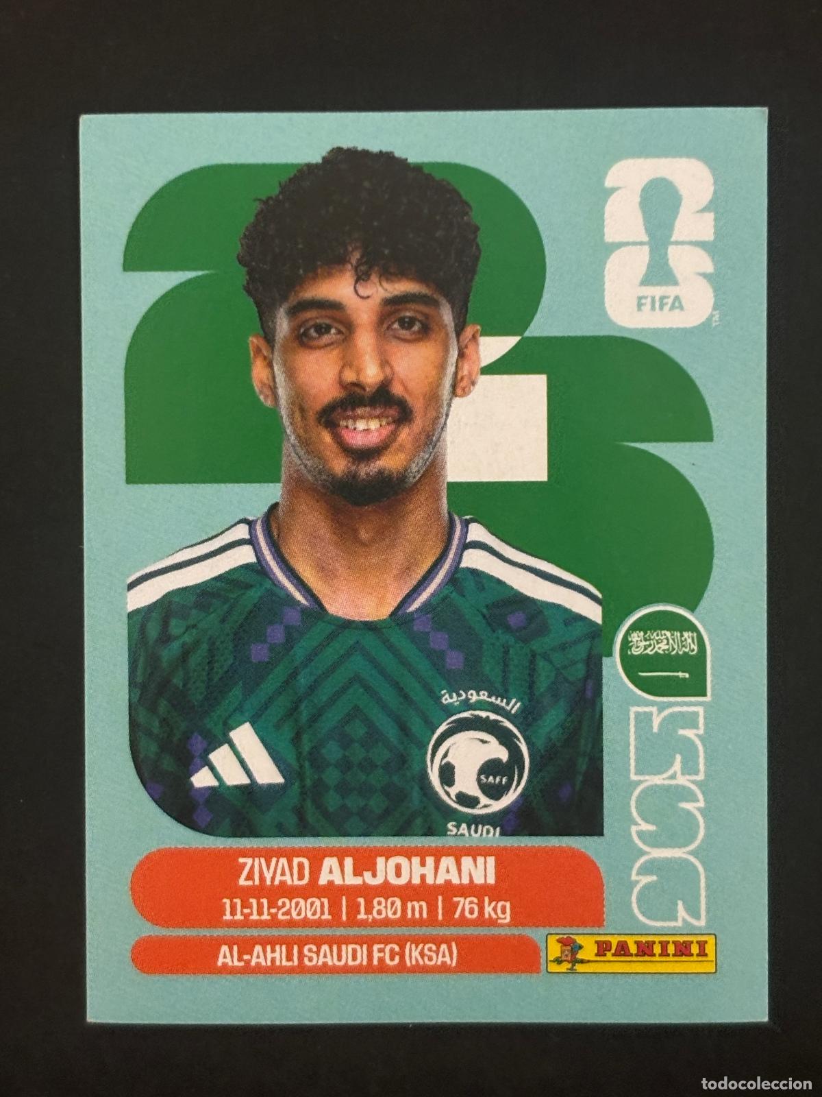 Cromos de Futebol: KSA10 ZIYAD ALJOHANI ARABIA SAUDI CROMO PANINI FIFA WORLD CUP MUNDIAL 2026