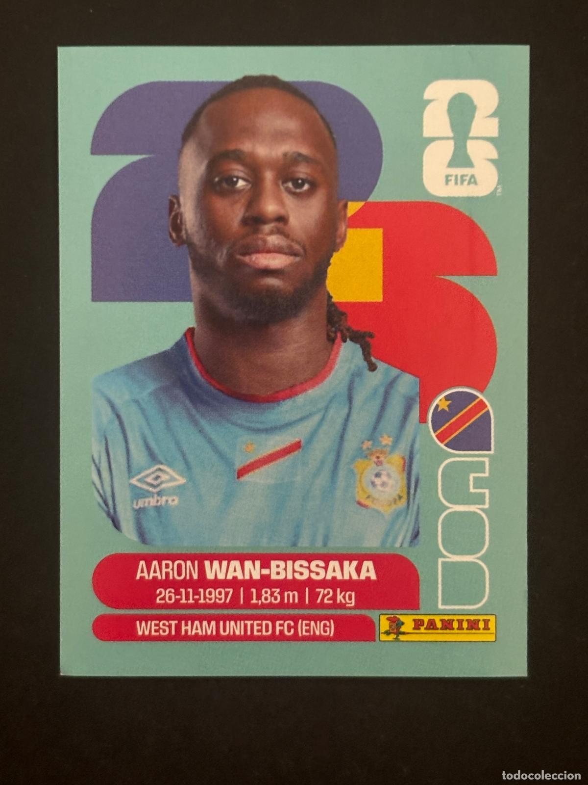 Cromos de Futebol: COD3 AARON WAN-BISSAKA RD CONGO CROMO PANINI FIFA WORLD CUP MUNDIAL 2026
