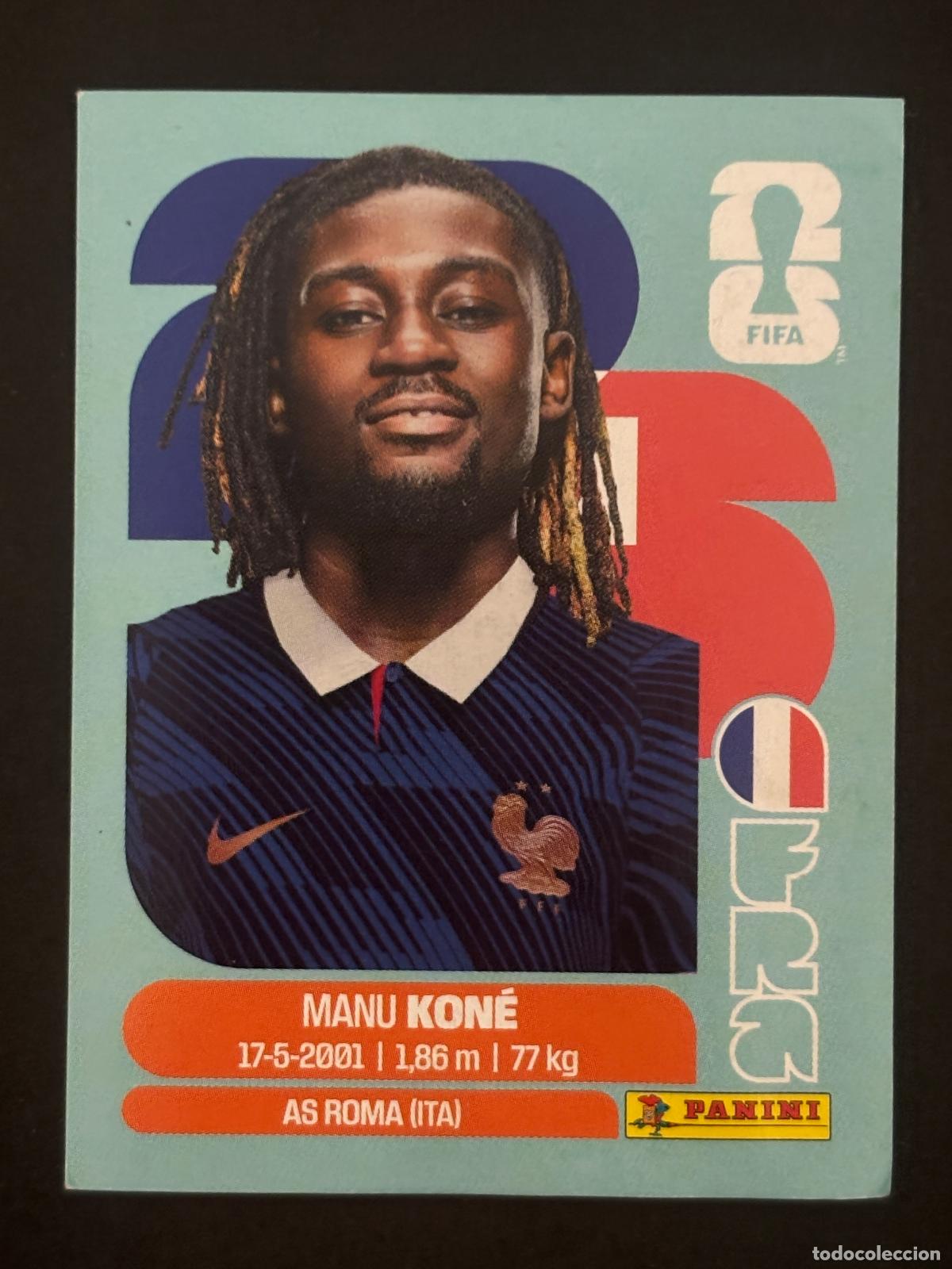 Cromos de Futebol: FRA11 MANU KON&Eacute; FRANCIA CROMO PANINI FIFA WORLD CUP MUNDIAL 2026