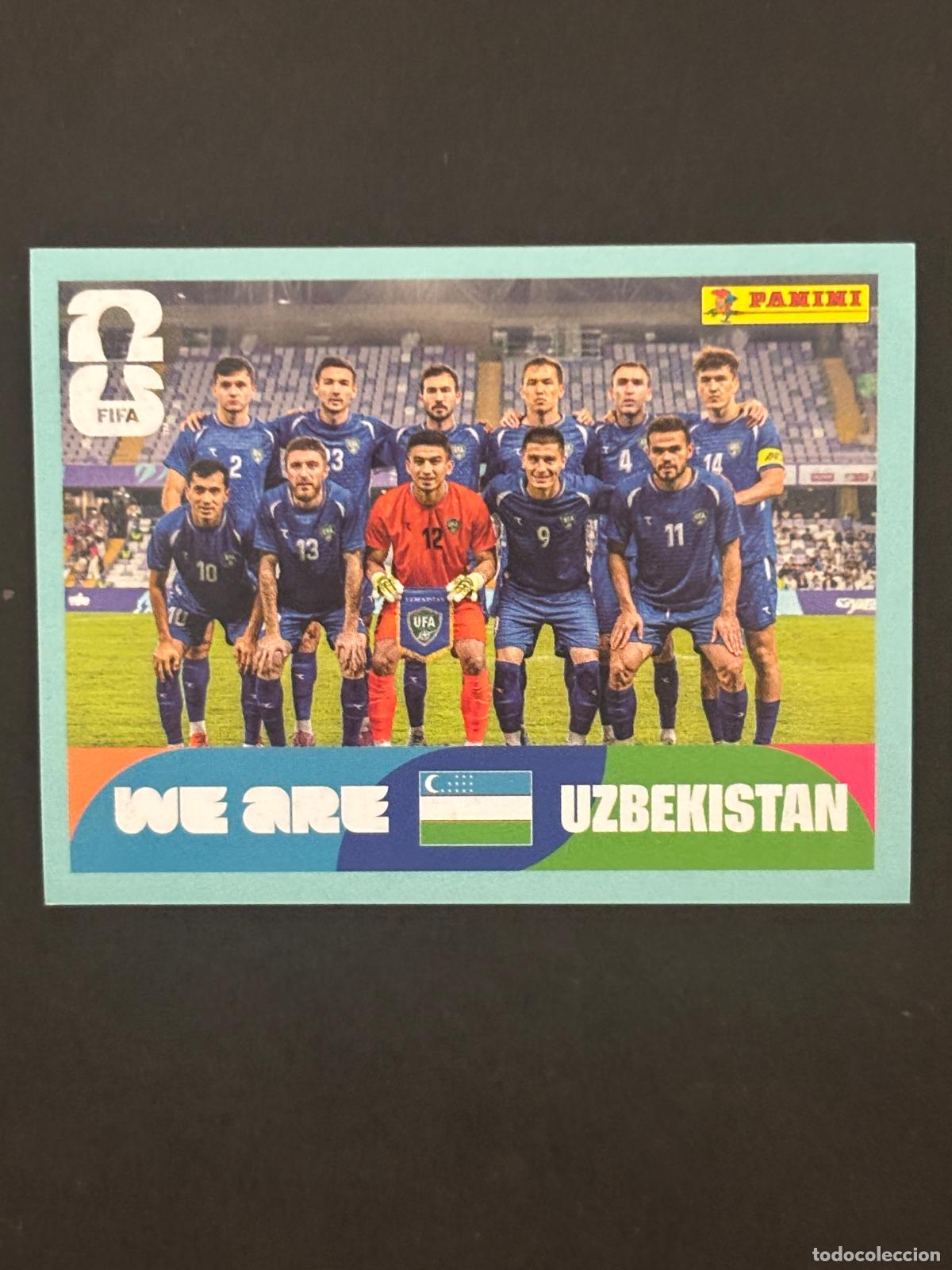 Cromos de Futebol: UZB13 LINE-UP UZBEKISTAN CROMO PANINI FIFA WORLD CUP MUNDIAL 2026