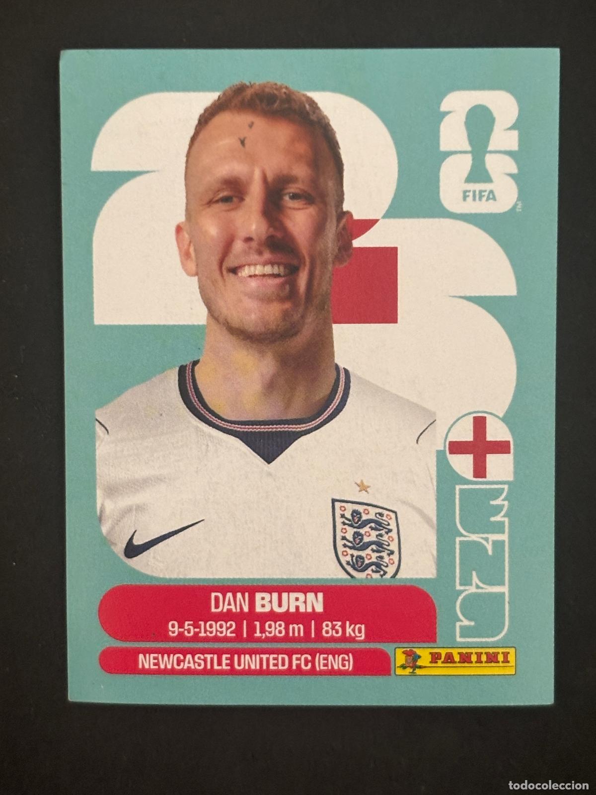 Cromos de Futebol: ENG8 DAN BURN INGLATERRA CROMO PANINI FIFA WORLD CUP MUNDIAL 2026