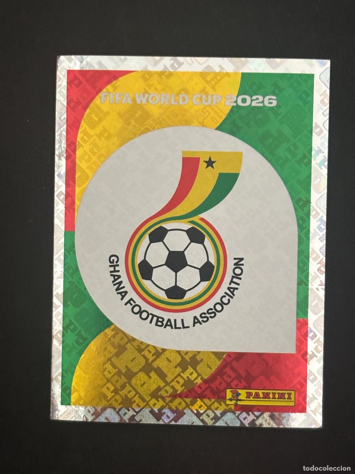 Cromos de Futebol: GHA1 ESCUDO GHANA BRILLANTE CROMO PANINI FIFA WORLD CUP MUNDIAL 2026