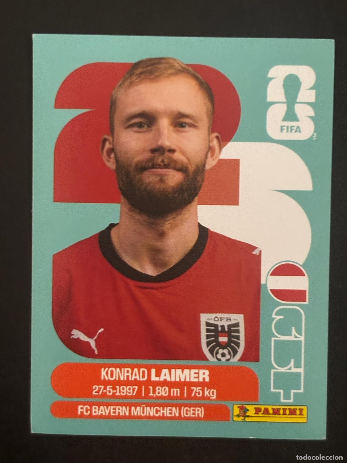 Cromos de Futebol: AUT12 KONRAD LAIMER AUSTRIA CROMO PANINI FIFA WORLD CUP MUNDIAL 2026