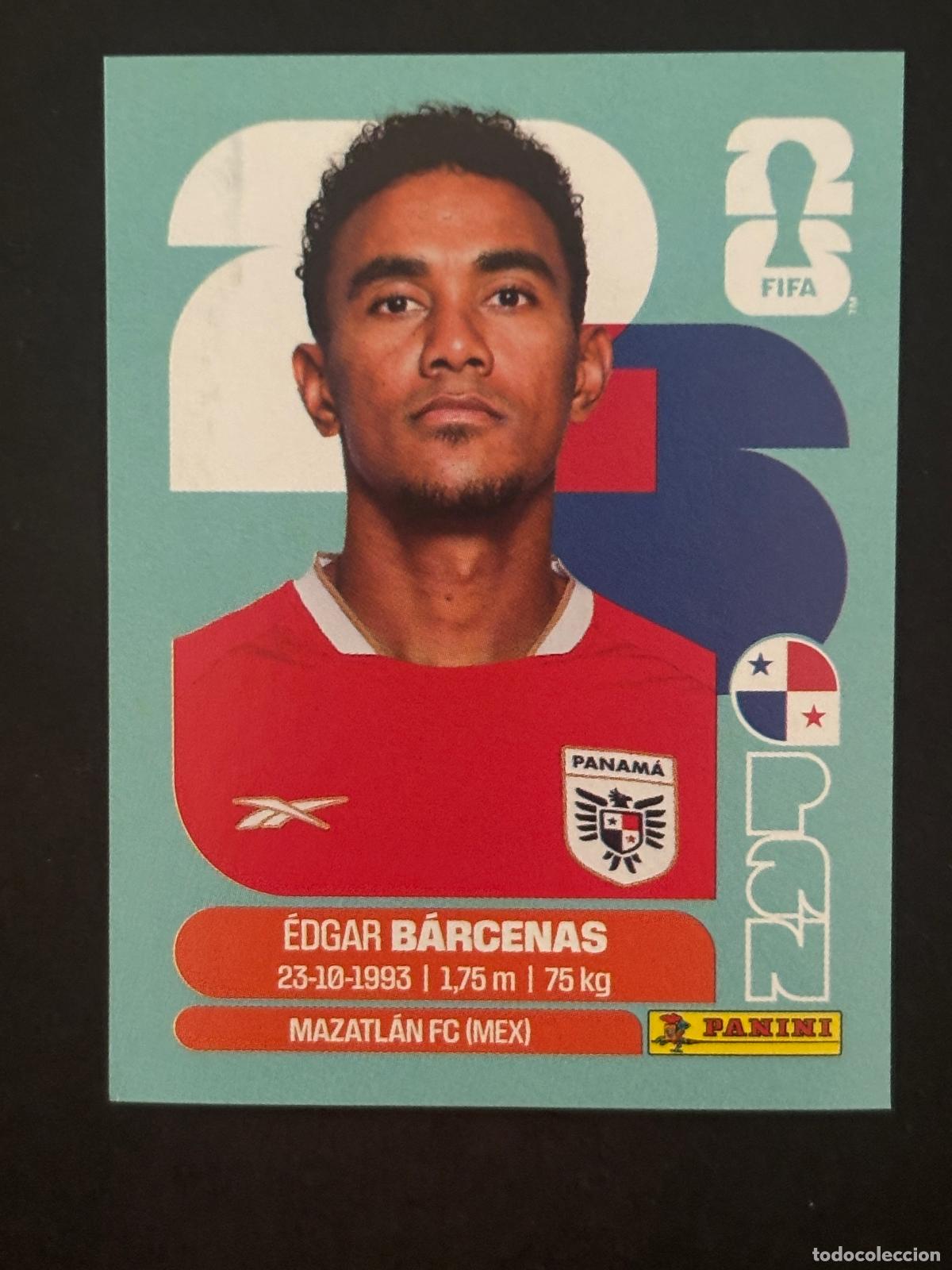 Cromos de Futebol: PAN14 &Eacute;DGAR B&Aacute;RCENAS PANAMA CROMO PANINI FIFA WORLD CUP MUNDIAL 2026
