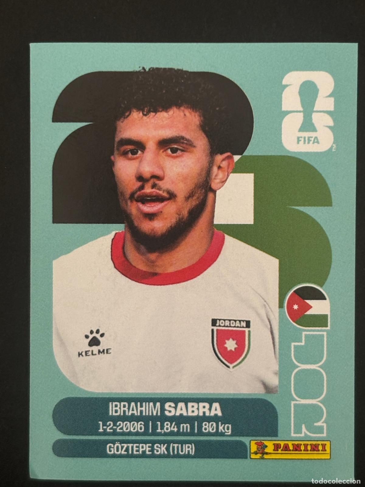 Cromos de Futebol: JOR20 IBRAHIM SABRA JORDANIA CROMO PANINI FIFA WORLD CUP MUNDIAL 2026