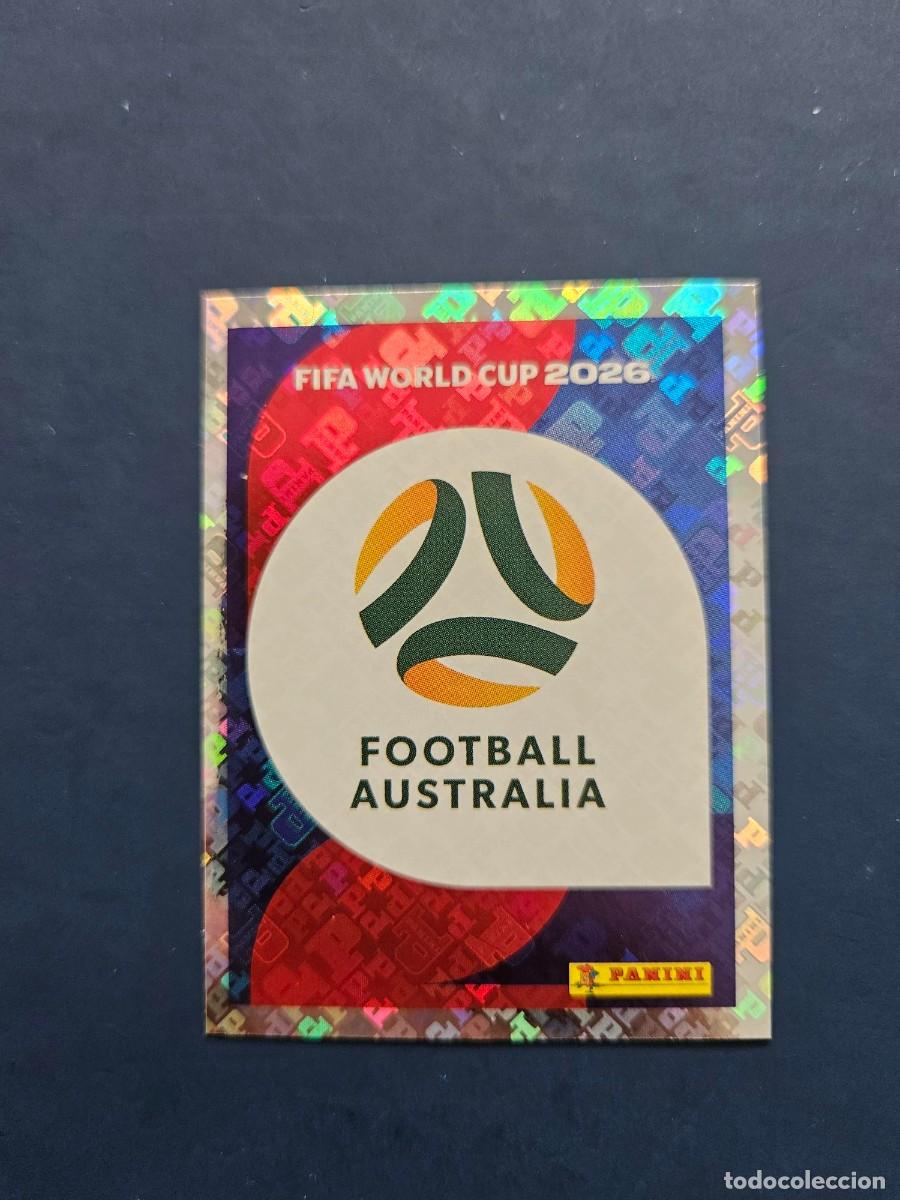 Figurine di Calcio: AUS 1 ESCUDO AUSTRALIA FIFA WORLD CUP MUNDIAL 26 2026 SIN PEGAR NUNCA PEGADO