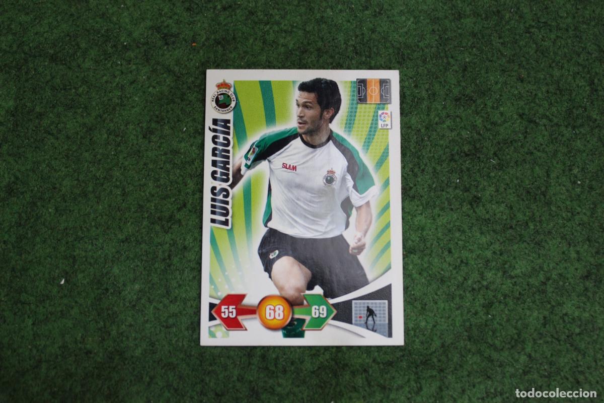 Figurine di Calcio: LUIS GARC&Iacute;A RACING DE SANTANDER ADRENALYN XL 2009 2010 09 10 LALIGA SANTANDER
